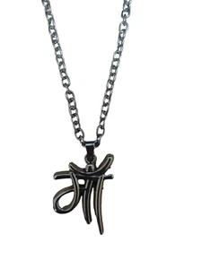 Indian Traditional Maa Pendant Stainless Steel Necklace For Men L164 - Picture 1 of 6