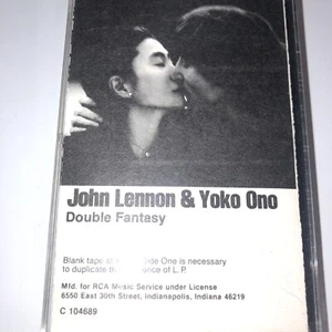 JOHN LENNON & YOKO ONO Double Fantasy W52001 Cassette Tape - Picture 1 of 9