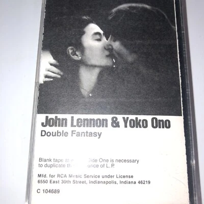JOHN LENNON & YOKO ONO Double Fantasy W52001 Cassette Tape - Image 1 of 4