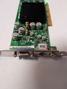 AGP card ASUS V9180 Magic T 64M 4L V9180Magic S-Video VGA Comp-out - Picture 1 of 3