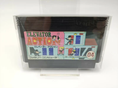 Es-Elevator Action + Plastic Shell Famicom Used - Image 1 of 2