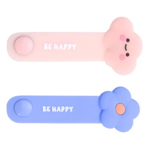 2 Pcs Silicone Cable Winder Charging Cord Organizer Wire Organizers - Afbeelding 1 van 12