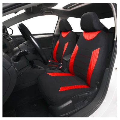 Juego completo de funda de asiento de coche de 5 asientos cojín delantero trasero protector de silla accesorios Foto 1 de 4