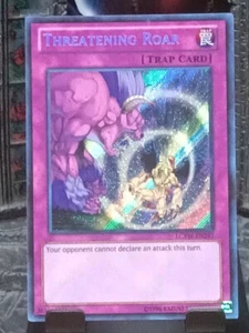 Yugioh Rugido Amenazante Error de Impresión LCYW-EN297 Secreto Raro Holo Sangrado - Imagen 1 de 3