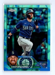 2023 Topps Chrome Update Cooper Hummel #USC120 Aqua/Blue Lava Lamp Mariners - Picture 1 of 2
