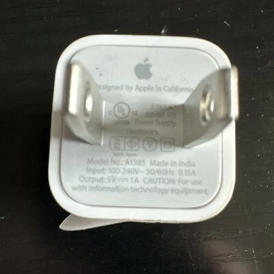 Apple A1385 5W USB Travel Power Adapter Cube Charger fo iPhone iPad - Image 1 of 4