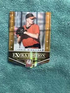 Chris Stratton 2012 Panini Elite Extra Edition Gold Status Die-Cut 1/10 Giants - Picture 1 of 3