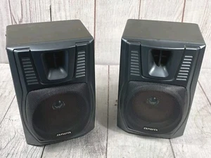 x2 Aiwa CA-DW539 Portable Pair Of Speakers - TESTED WORKING - Free Shipping USED - Picture 1 of 1
