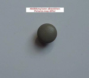 Lederknopf Lederknöpfe 12,5 mm grau Echtleder bezogen - Bild 1 von 1