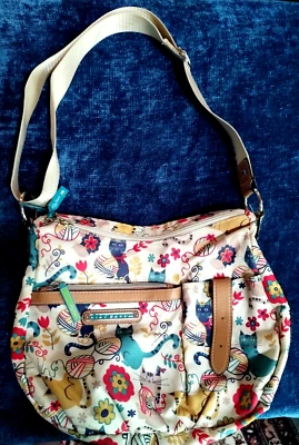 Lily Bloom Cat Pattern Shoulder Purse Adjustable Strap  - Image 1 of 4