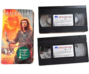 Sammlerstück 1995 VG Braveheart VHS Doppelband HiFi formatiert passend für TV Gibson - Bild 1 von 3