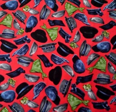 20" Four Freedoms Norman Rockwell Saturday Evening Post  QT Hats on Red - Image 1 of 3