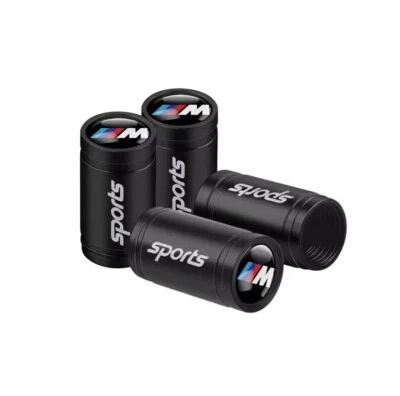 SET/KIT DA 4 TAPPI COPRIVALVOLE BMW M PERFORMANCE IN METALLO GOMME PNEUMATICI M - Immagine 1 di 4