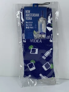 New Amsterdam Vodka Socks New In Package Blue Funny Socks - Picture 1 of 5