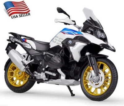 BMW R 1250 GS ADVENTURE TOURING MOTOCICLETA NOVA NA CAIXA RÉPLICA MODELO DE BICICLETA 1:18 POR MAISTO - Imagem 1 de 4