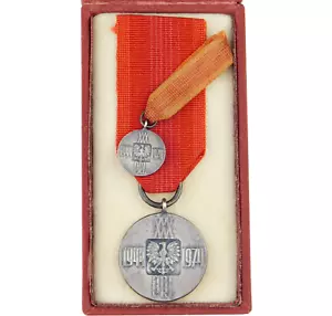 2872 MINIATUR + POLNISCHE MEDAILLE DER 30 XXX JAHRE VOLKSREPUBLIK POLEN - Bild 1 von 7
