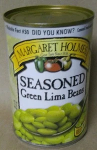Margaret Holmes Seasoned Green Lima Beans 15oz (12cans) - Picture 1 of 1