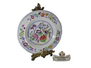 Masons Flying Bird Chinoiserie Pattern 19th Century Rimmed Soup Bowl - Picture 1 of 8