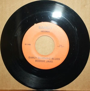 BOOGIE JAKE Bad Luck And Trouble *EARLY MORNING BLUES* N.O. Blues 45 BANDY 1496 - Picture 1 of 2