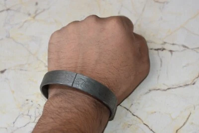 Pulsera Damasco Rara Forjada a Mano Pulseras Damasco Hombres Mujeres Brazalete Brazalete Foto 1 de 4