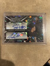 JORDAN Hawkins Scoot Henderson Dual AUTO 2023 Leaf Exotic Dragon 1/1