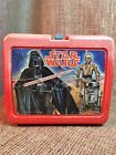 1977 STAR WARS RED PLASTIC LUNCH BOX DARTH VADER MADE IN USA