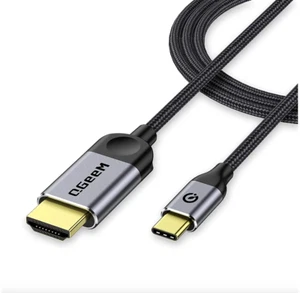 QGeeM USB C to HDMI Cable Adapter 4ft 4K, USB Type-C to HDMI Cable Thunderbolt== - Foto 1 di 1