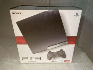 Sony PlayStation 3 120GB Charcoal Black CECH-2000A Console PS3 Japan Ver - Picture 1 of 24