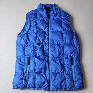 Eddie Bauer Goose Down Vest Boys Large First Ascent Puffer Jacket 600 Fill Power - Picture 1 of 15