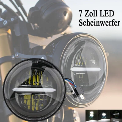 Faro LED de motocicleta para BMW R1150 R1200 R Nine T 7" lámpara de haz alto-bajo Foto 1 de 4