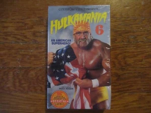 vintage wwf hulkamania 6 vhs coliseum video new never open very rare - Picture 1 of 5
