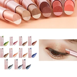 1 Stück Farbgradient Schimmery Make-up Werkzeug Sparkly Eyeshadow Stift Mode - Picture 1 of 23