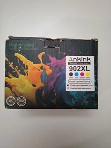 Ankink 902XL Ink Cartridges (Not OEM) 4-Pack – M, Y, C, B) - Picture 1 of 1