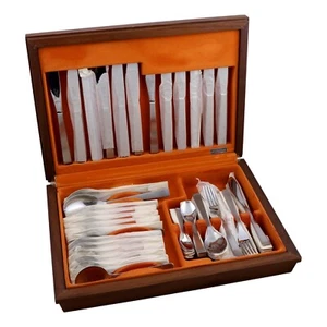 FIRTH Stainless Steel Cutlery - SHANNON Pattern - 62 Piece Canteen for 6 - Picture 1 of 5