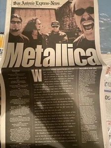 San Antonio Express Metallica November 2004 issue - Bild 1 von 1
