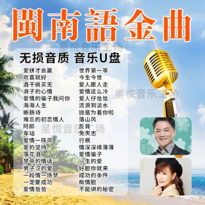 USB Flash Drive Taiwanese Hokkien Classic Old Love Sweet Song Car Music U Disk - Image 1 of 4