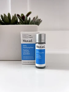 New Box MURAD DAILY CLARIFYING PEEL 9.5 ml .32 oz Travel Size Antiaging - Picture 1 of 1
