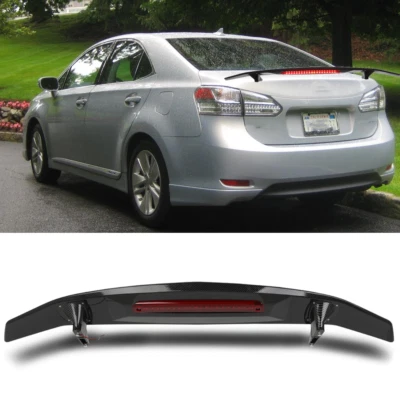 52'' Rear Trunk Spoiler Wing w/3RD LED Brake Light For 2010-2012 Lexus HS250h - Image 1 of 4