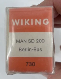 WIKING HO 1/87 MAN SD 200 Berlin Bus "BVG zum Nutzen aller!" MPN 730 German - Picture 1 of 5