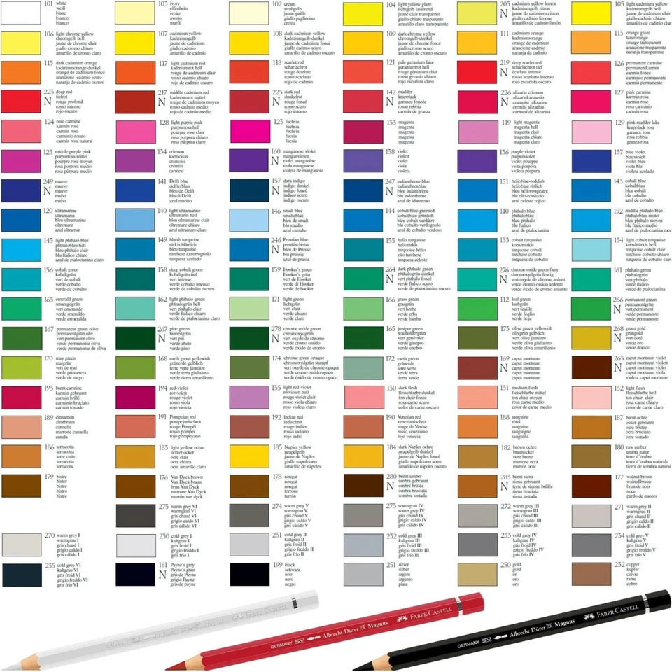 Faber Castell Albrecht Dürer Künstler Aquarellstift 120 Farbtöne Farben wählbar - Bild 1 von 1