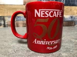 Nescafe 50th Anniversary Red Promotional Mug By Coloroll See Notes - Picture 1 of 6