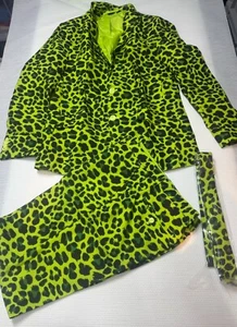 Funny Suits Anzug Green Leopard Gr. 50 / M Opposuits NEU Karneval Fasching - Bild 1 von 12