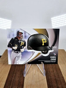 2022 Topps Update Commemorative Batting Helmet Relics Oneil Cruz RC Pittsburgh - Bild 1 von 2