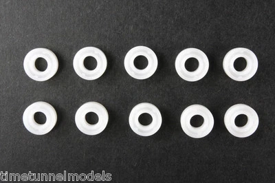 Genuine Tamiya 1150 White Plastic Bearings for all models (PACK OF 10)