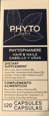 Phyto PHYTOPHANERE Dietary Supplement - 120 caps EXP:02/2028 - Image 1 of 4