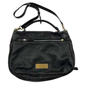 Marc by Marc Jacobs Washed Up Amee Purse in Black Pebbled Leather Crossbody Bag - Picture 1 of 13