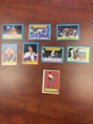 87 Topps WWF - 9 Item Lot - Hulk Hogan and more - Image 1 of 4