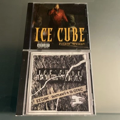 Ice Cube 2 💿 LOT: Bootlegs & B-Sides & Pushin Weight Single VG+ / Fast 🚚 Foto 1 de 3