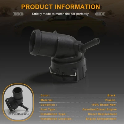 Radiator Coupling Coolant Hose Upper Connector Fit For Audi A3 S3 Jetta 1.2/1.4T Foto 1 de 4