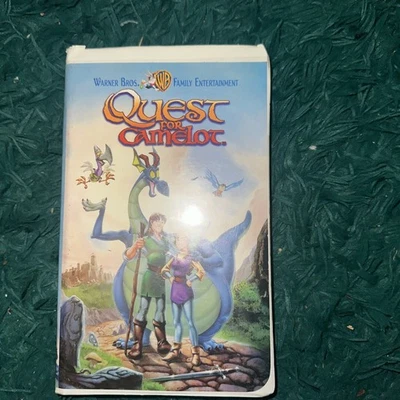 Quest For Camelot 1998 Screener VHS, HTF, Rare Screening Cassette - Image 1 of 3